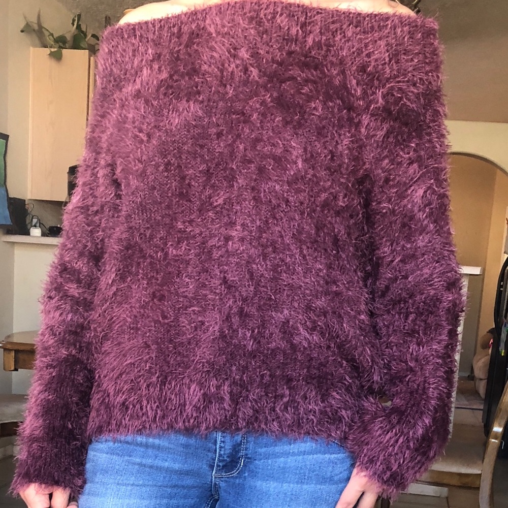 Express off the shoulder sweater